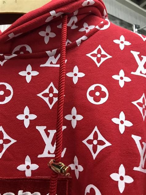 supreme x louis vuitton denim jacket replica|supreme louis vuitton hoodie.